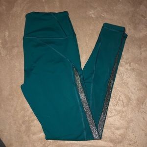 VICTORIA'S SECRET SPORT S JADE GREEN Mesh Silver
